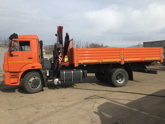 Автомобиль бортовой с КМУ Fassi 110 на шасси КамАЗ 43253 (4х2), Евро 5