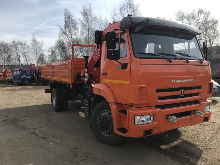 Автомобиль бортовой с КМУ Fassi 110 на шасси КамАЗ 43253 (4х2), Евро 5