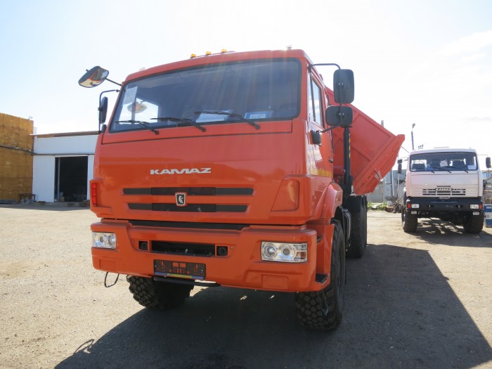 Автомобиль самосвал камаз 43118 с КМУ PALFINGER 15500, 6х6