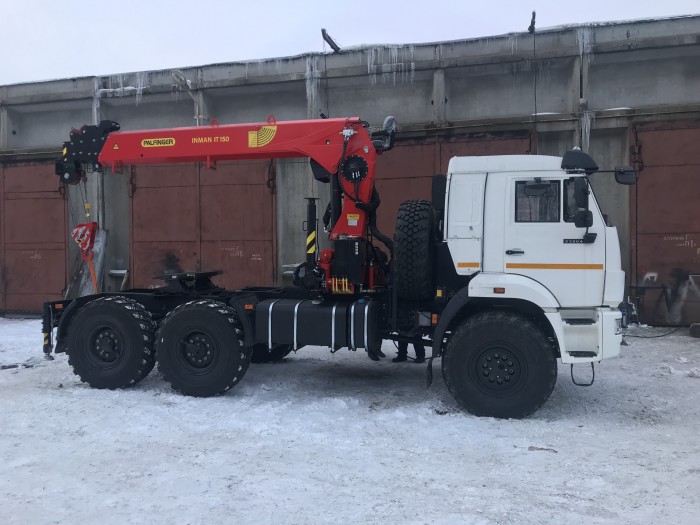 Автомобиль седельный тягач камаз 53504  с КМУ