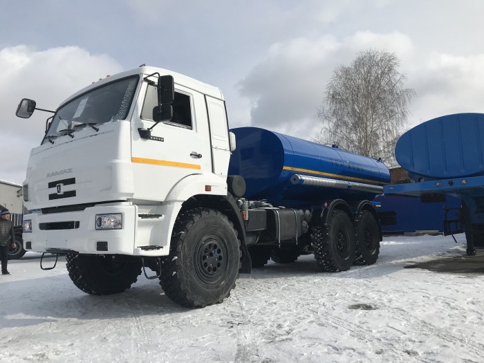 Автоцистерна КамАЗ 43118 АЦВ-10 для технической воды, колесная формула 6х6