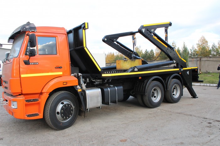 КамАЗ 65115 Автомобиль-бункеровоз (лифтдампер) ЛДС10-СХФ  (6х4)