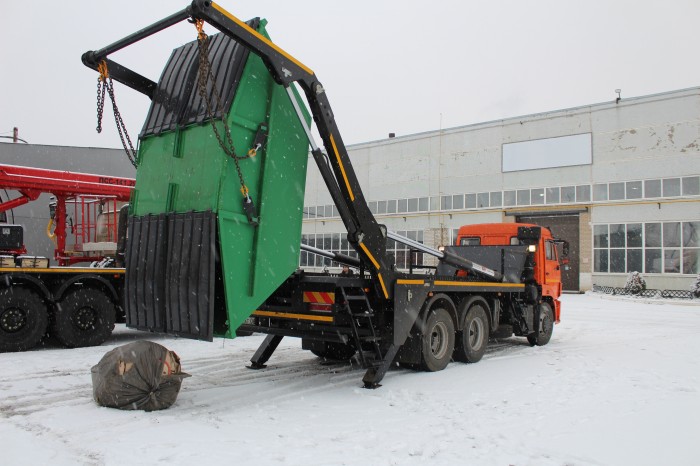 КамАЗ 65115 Автомобиль-бункеровоз (лифтдампер) ЛДС10-СХФ  (6х4)