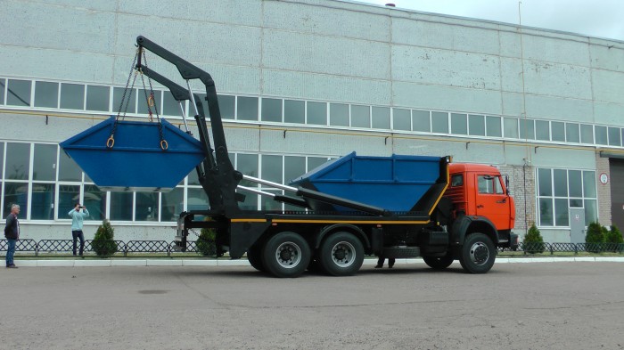 КамАЗ 65115 Автомобиль-бункеровоз (лифтдампер) ЛДС10-СХФ  (6х4)