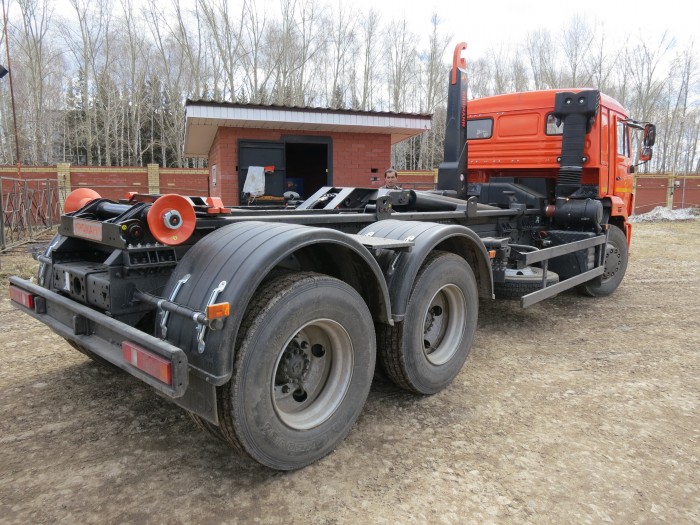 Крюковой погрузчик Автомобиль-мультилифт КамАЗ 65115, 6х4