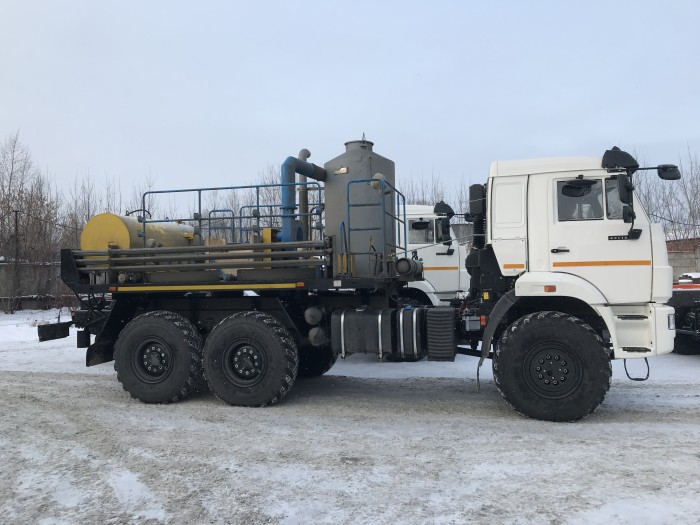 Агрегат депарофинизации скважин АДПМ-12/150 на шасси КамАЗ 43118 или  5350 (6х6)
