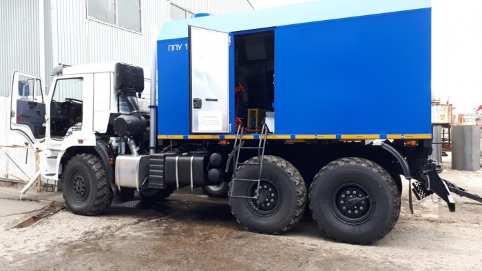 ППУ-1600/100   на шасси КамАЗ 43118 колесная формула 6х6