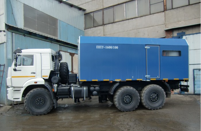КамАЗ 43118  ППУ-1600/100   колесная формула 6х6