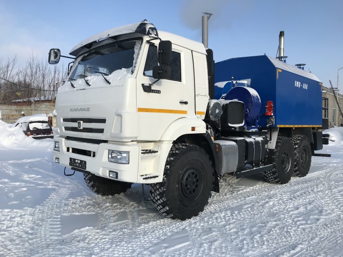 Универсальный мобильный подогреватель УМП 400  на шасси КамАЗ 43118,  колесная формула 6х6, Евро  5