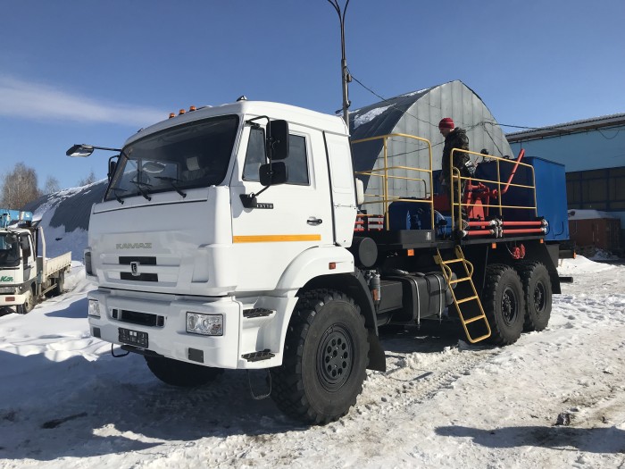 Цементировочный агрегат АЦ-32   на шасси КамАЗ 43118, колесная формула 6х6