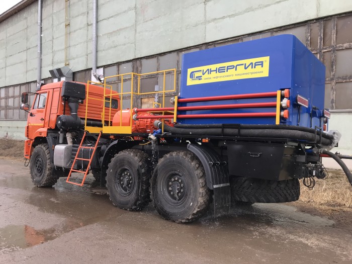 Цементировочный агрегат СИН-35   на шасси КамАЗ 43118,колесная формула 6х6