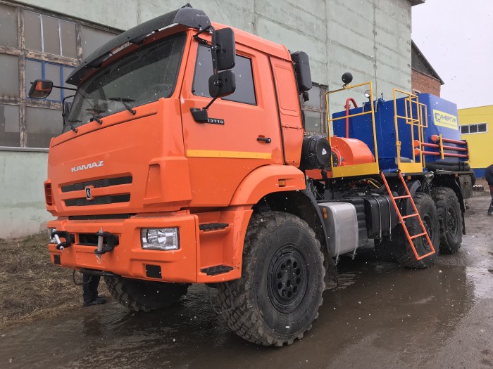 Цементировочный агрегат СИН-35   на шасси КамАЗ 43118,колесная формула 6х6