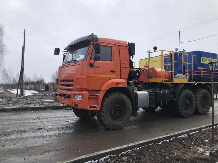 Цементировочный агрегат СИН-35   на шасси КамАЗ 43118,колесная формула 6х6