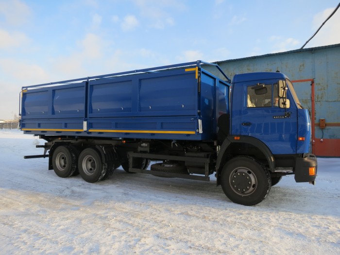 Самосвал 65115 усиленный с трехсторонней разгрузкой 25 м³