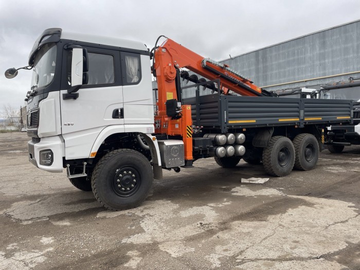 Бортовой SHACMAN X3000 с КМУ HANGIL 976