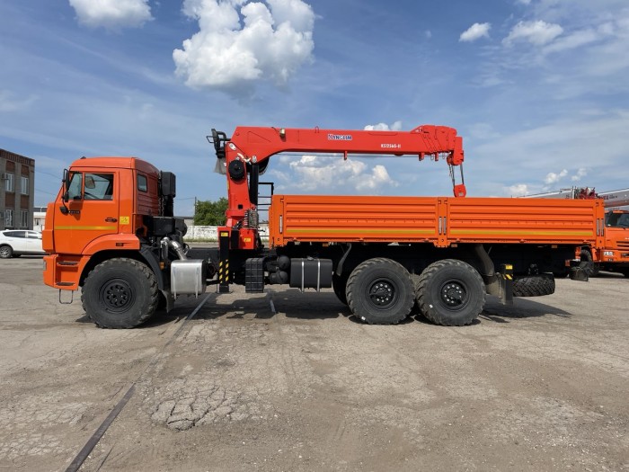 Автомобиль  бортовой КАМАЗ 43118 (6х6) с КМУ Kanglim KS 1256