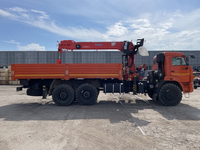 Автомобиль  бортовой КАМАЗ 43118 (6х6) с КМУ Kanglim KS 1256