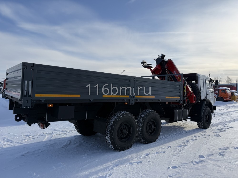 Бортовой КАМАЗ 43118 (6х6) ЕВРО 2 с КМУ ИНМАН ИМ-180