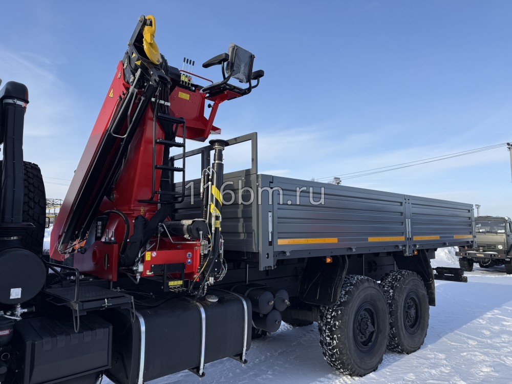 Бортовой КАМАЗ 43118 (6х6) ЕВРО 2 с КМУ ИНМАН ИМ-180