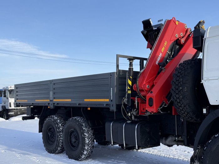 Бортовой КАМАЗ 43118 (6х6) ЕВРО 2 с КМУ ИНМАН ИМ-180